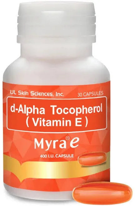 Myra E 400 IU Vitamin E for Glowing, Healthy & Young Skin Blooming 30 Capsules