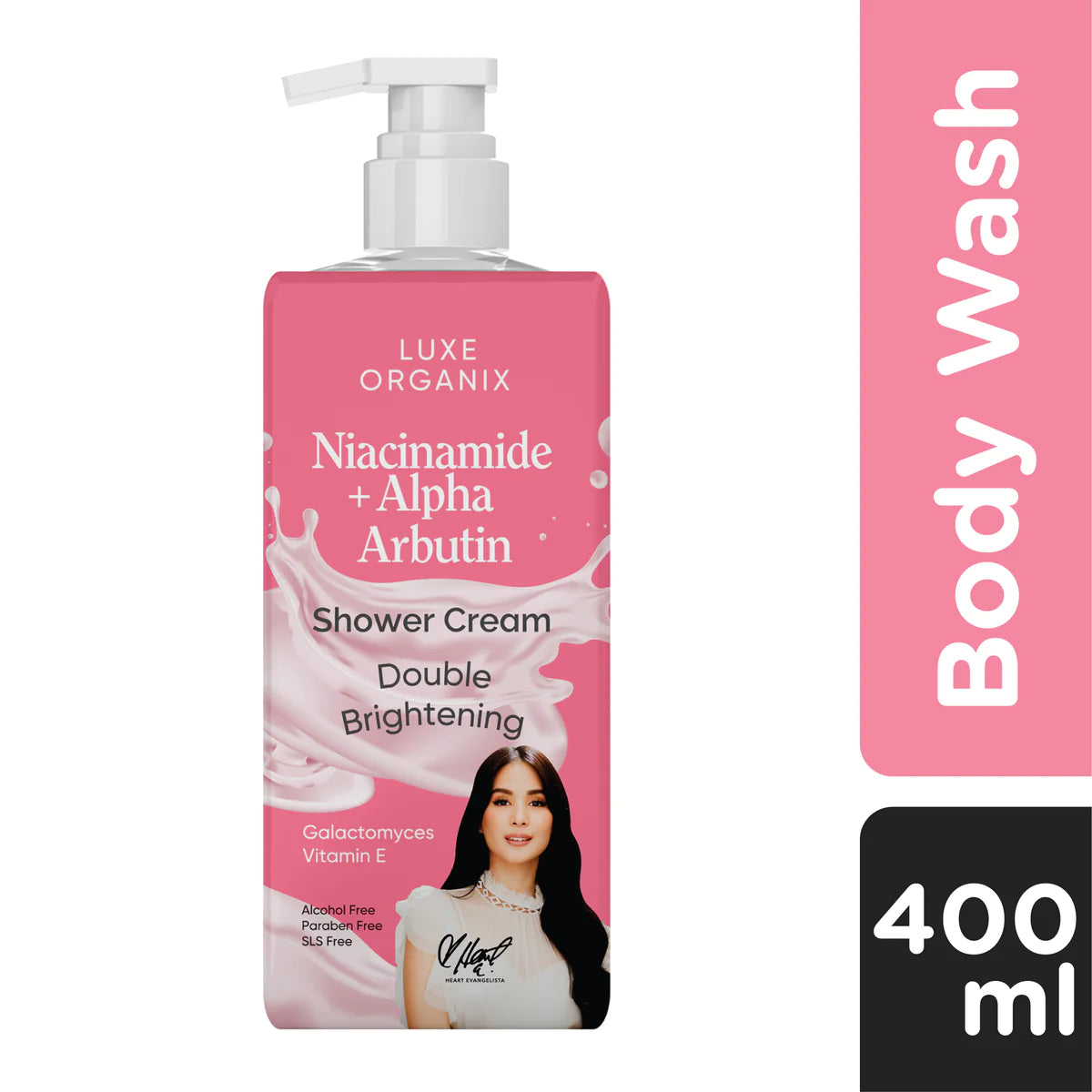 Luxe Organix Niacinamide + Alpha Arbutin Body Wash - True Beauty Skin Essentials