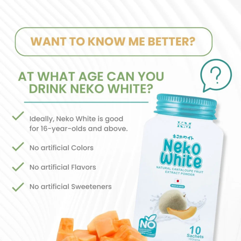 Neko White Natural Cantaloupe Fruit Extract Powder