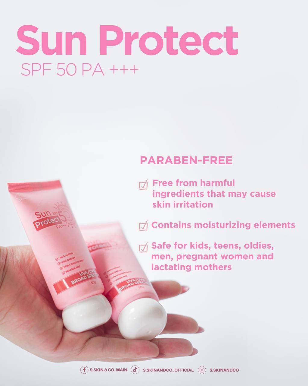 Sun Protect SPA 50 +++ Sunscreen - True Beauty Skin Essentials