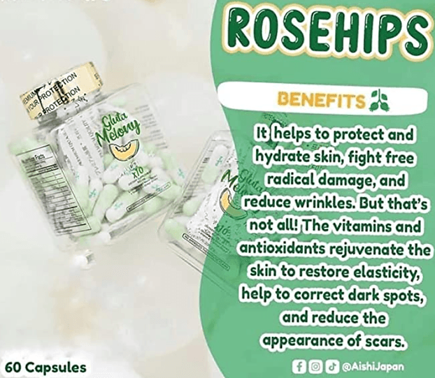 Aishi Premium Gluta Melony 10 in 1 Advanced White Glutathione (60 capsules) - True Beauty Skin Essentials