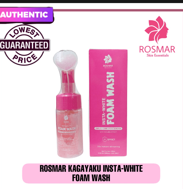 ROSMAR Facial Foam Wash (100mL) - True Beauty Skin Essentials