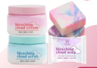 3x (Bars)IVANA Skin Bleaching Cloud Soap (70g) - True Beauty Skin Essentials