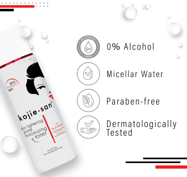 Kojie San Skin Lightening Pore Minimizing Toner w/ HydroMoist (100mL) - True Beauty Skin Essentials
