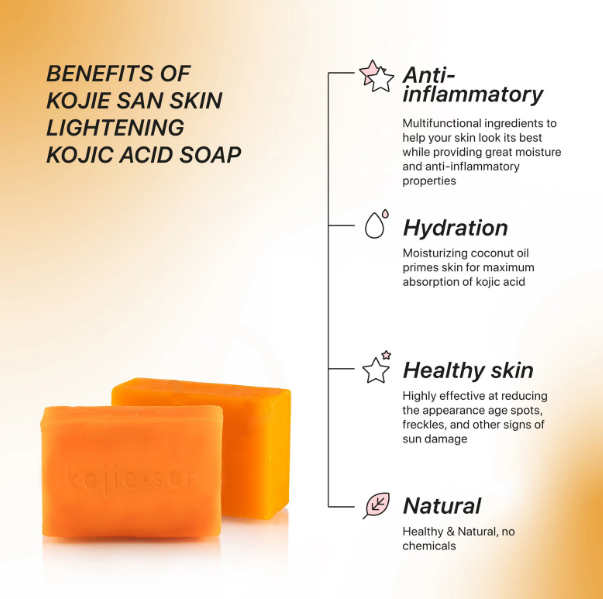 Kojie San Skin Lightening soap (2x 135g) - True Beauty Skin Essentials