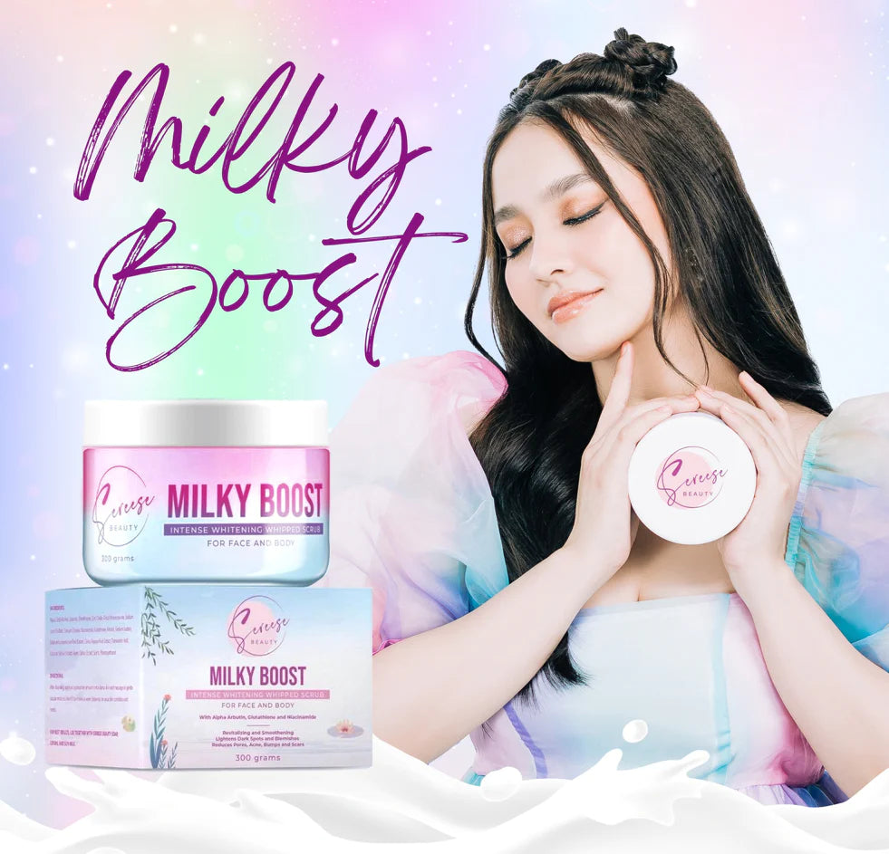 Sereese Beauty Milky Boost Intense Whitening Whip Scrub - True Beauty Skin Essentials