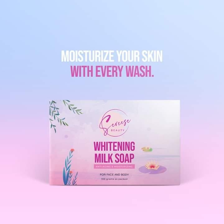Sereese Whitening Milk Soap - True Beauty Skin Essentials