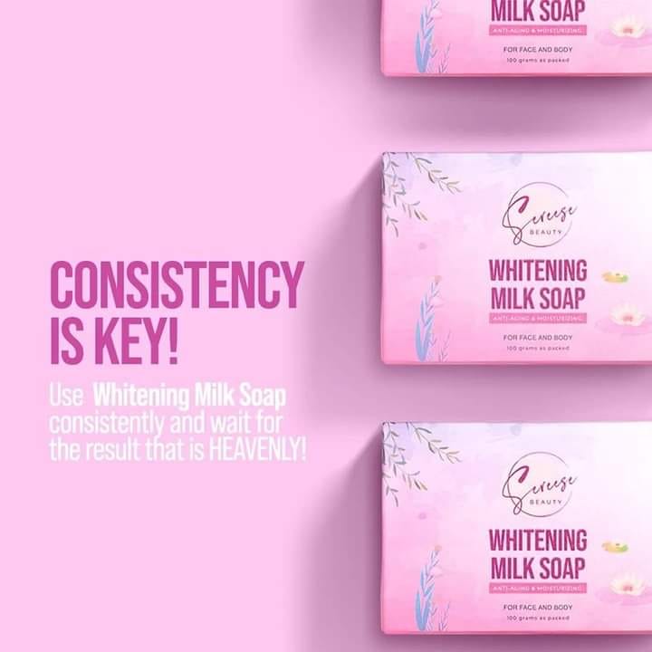 Sereese Whitening Milk Soap - True Beauty Skin Essentials