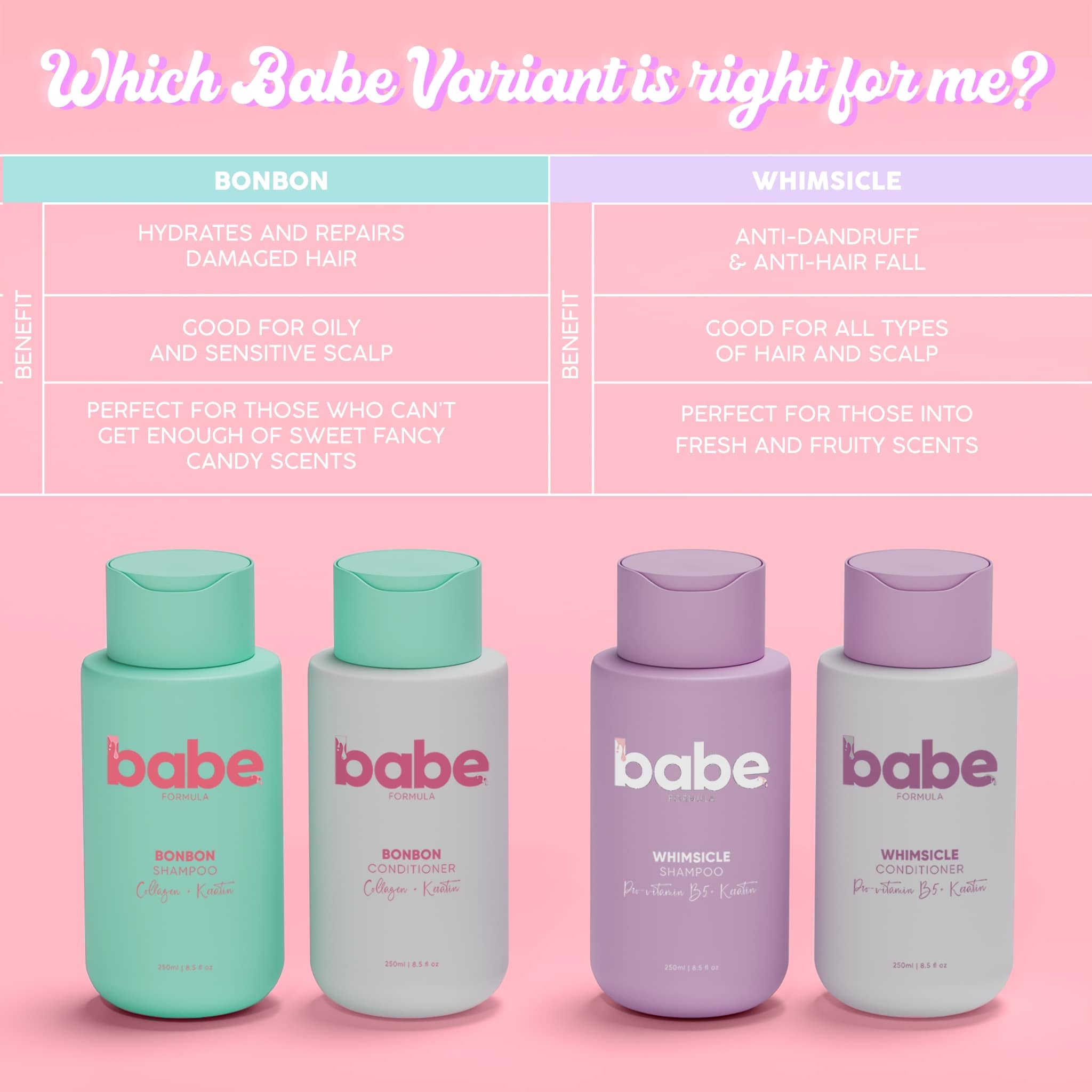 Babe Formula Shampoo and Conditioner - True Beauty Skin Essentials