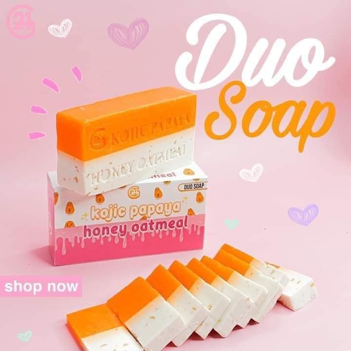 G21 Kojic Papaya Honey Oatmeal Duo Soap Best seller‼️ - True Beauty Skin Essentials