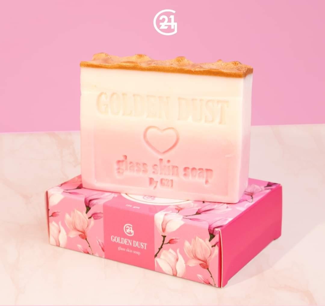 G21 Golden Dust Glass Skin Soap - True Beauty Skin Essentials
