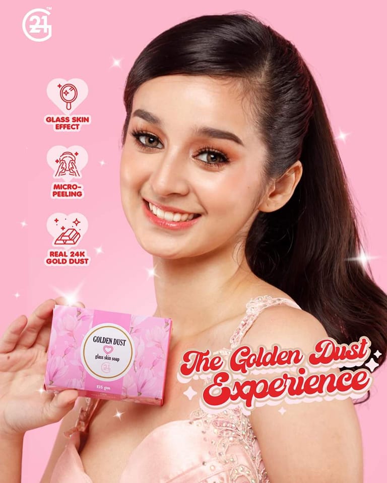 G21 Golden Dust Glass Skin Soap - True Beauty Skin Essentials