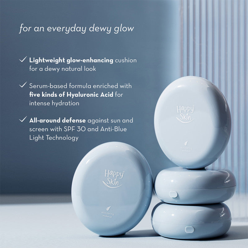 Happy Skin Second Skin Dewy Serum Cushion Foundation SPF30 - True Beauty Skin Essentials