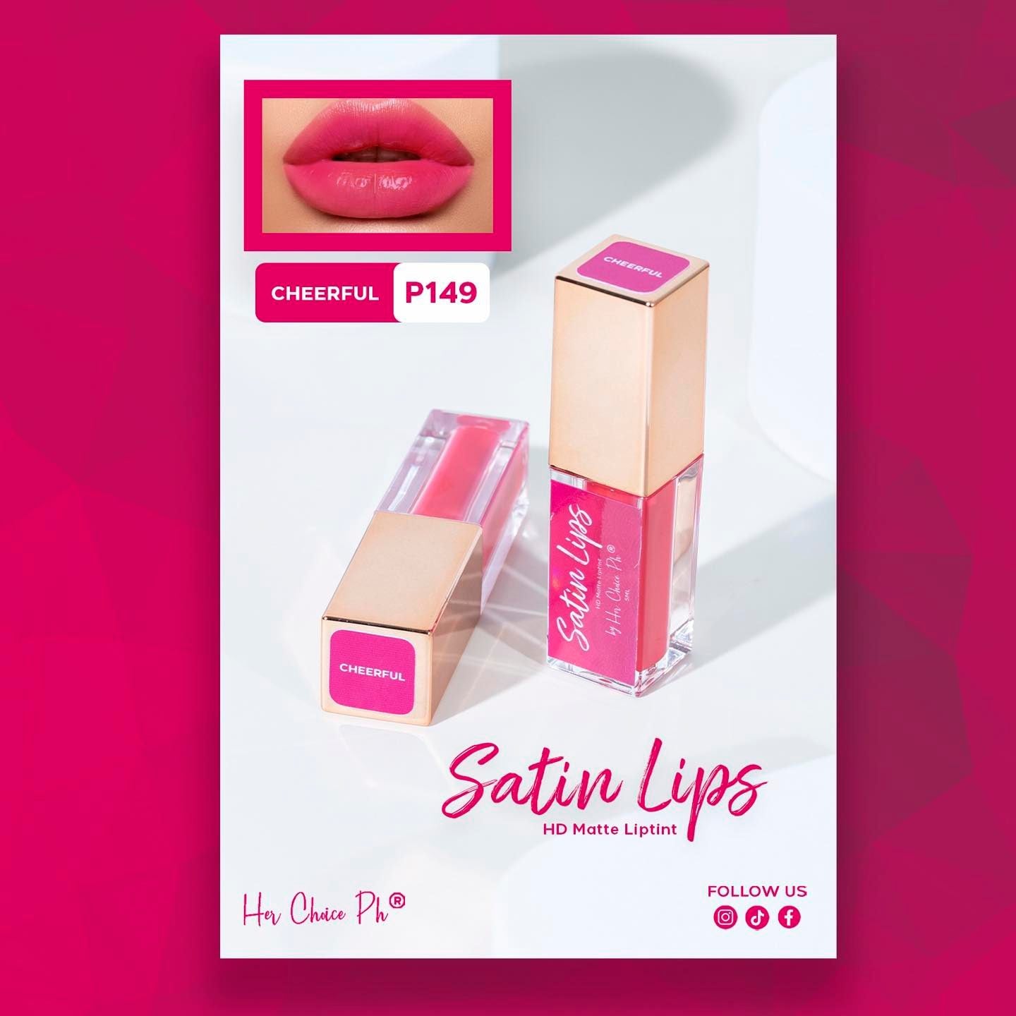 Her Choice Ph Satin Lip Tint - True Beauty Skin Essentials