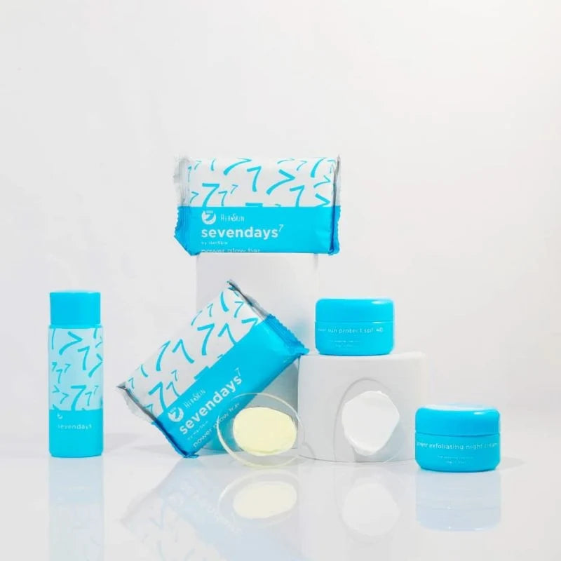 HerSkin Seven Days Power Exfoliating Set - True Beauty Skin Essentials