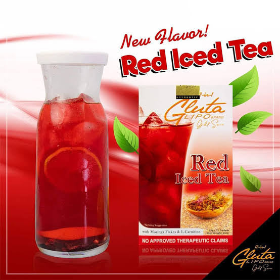 Gluta Lipo Red Iced Tea - True Beauty Skin Essentials