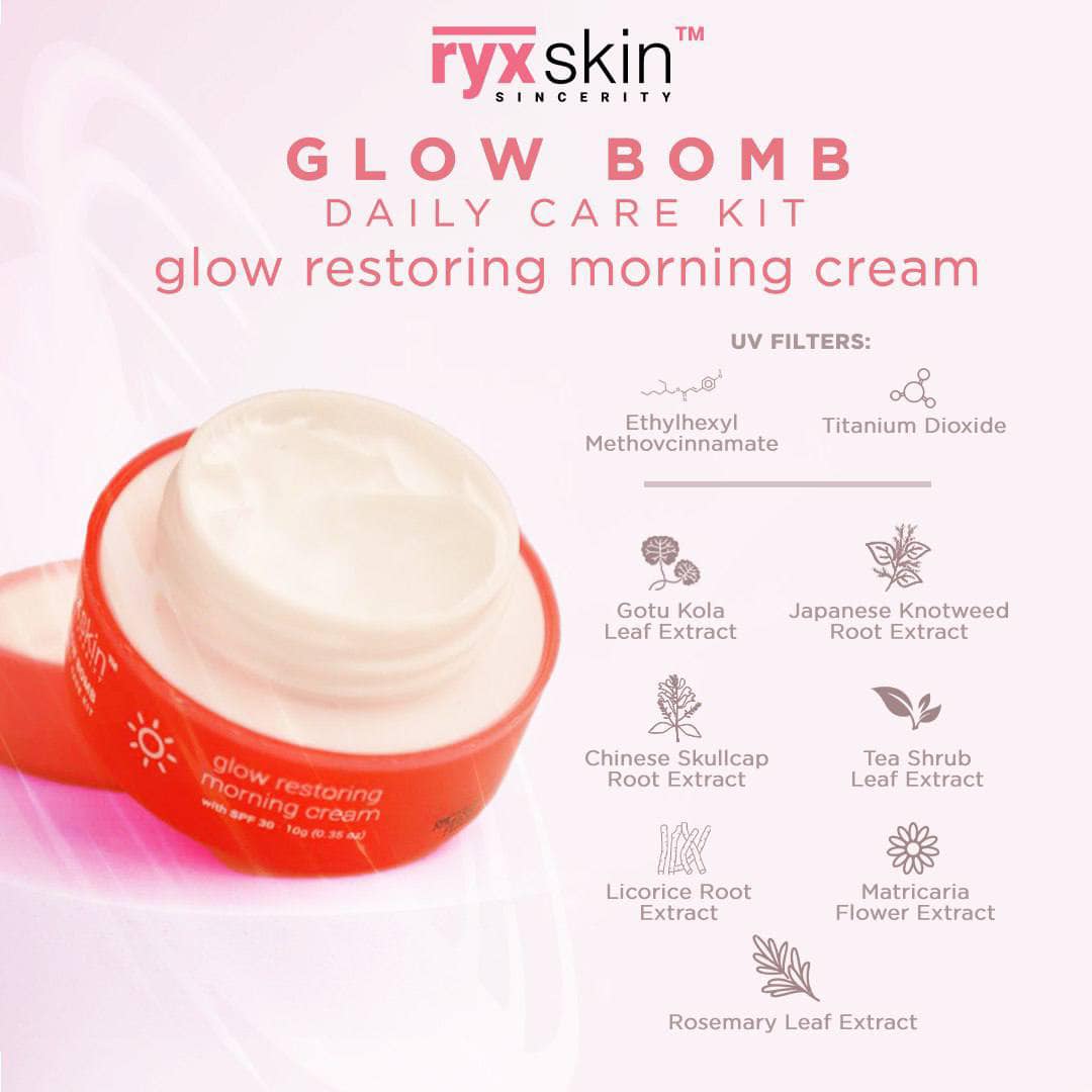 RYX Skin Glow Bomb Daily Care Kit - True Beauty Skin Essentials