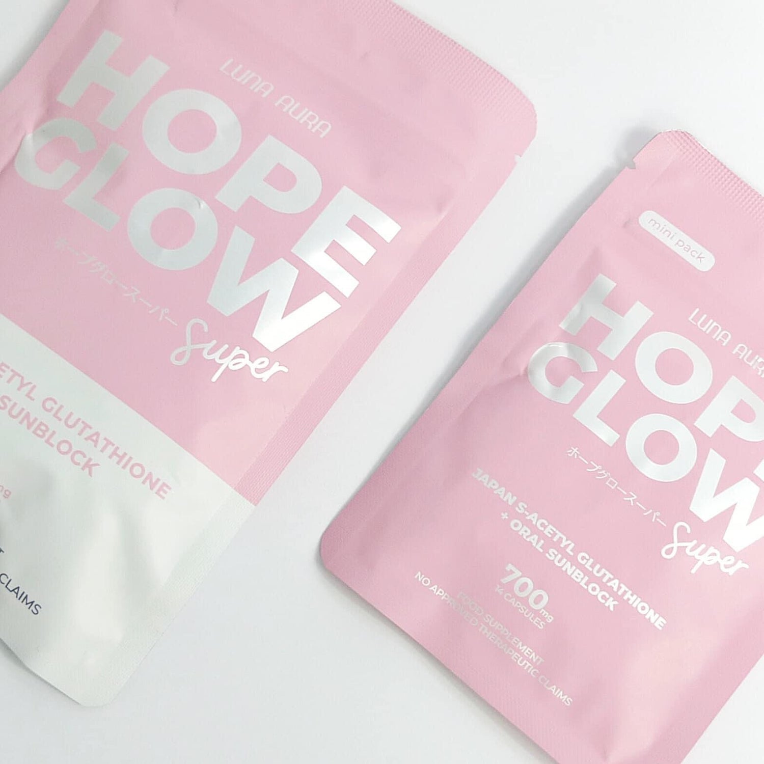 Luna Aura Hope Glow Japan S-Acetyl Glutathione + Oral Sunblock