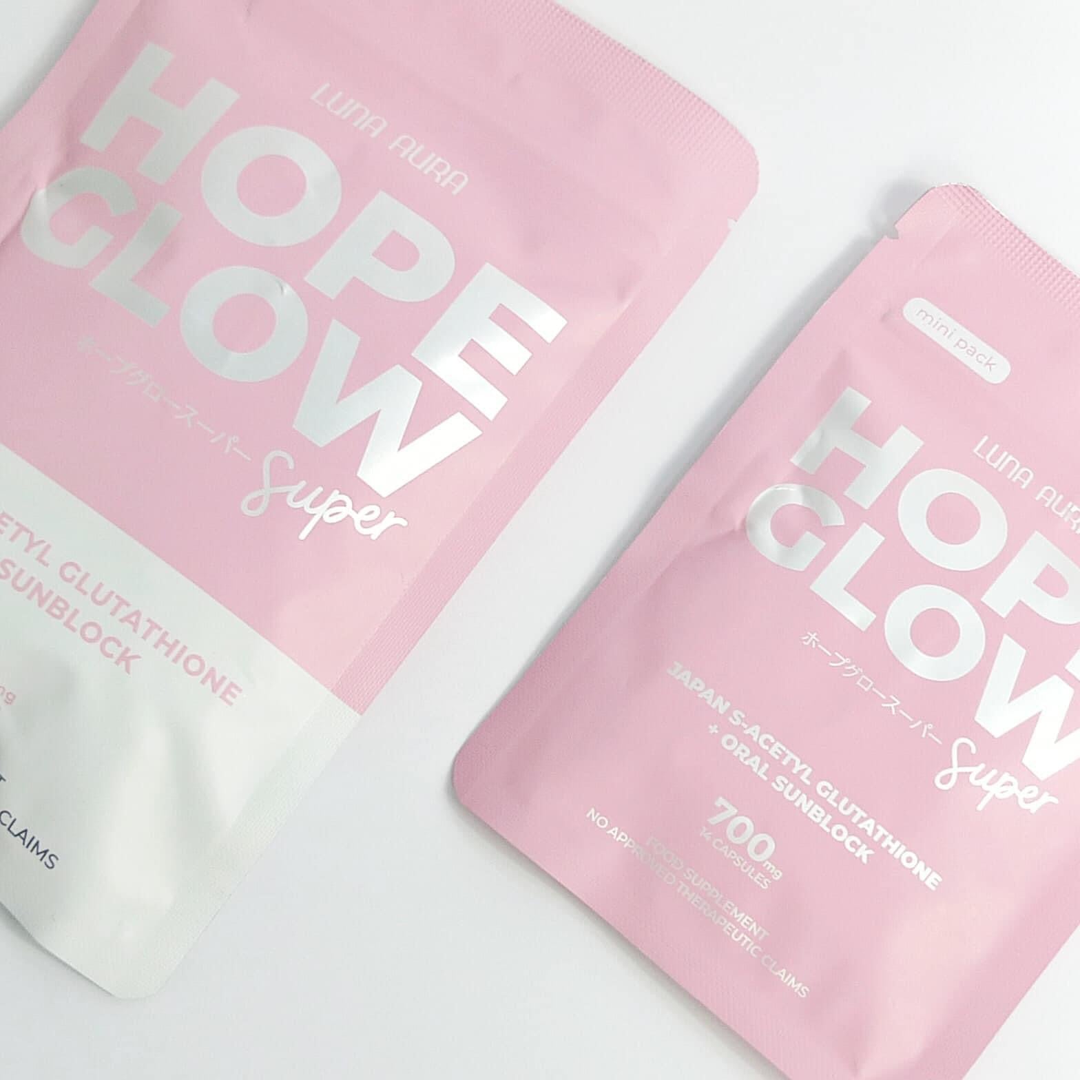 Luna Aura Hope Glow Japan S-Acetyl Glutathione + Oral Sunblock