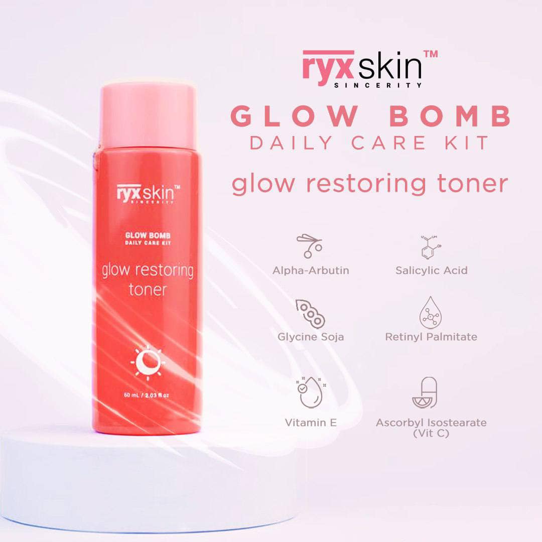 RYX Skin Glow Bomb Daily Care Kit - True Beauty Skin Essentials