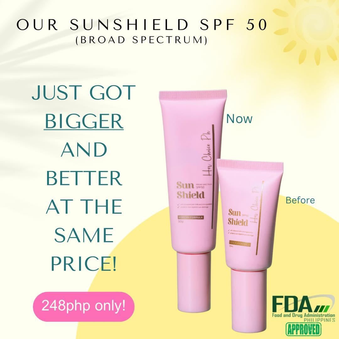 Her Choice Ph Sunscreen shield - True Beauty Skin Essentials