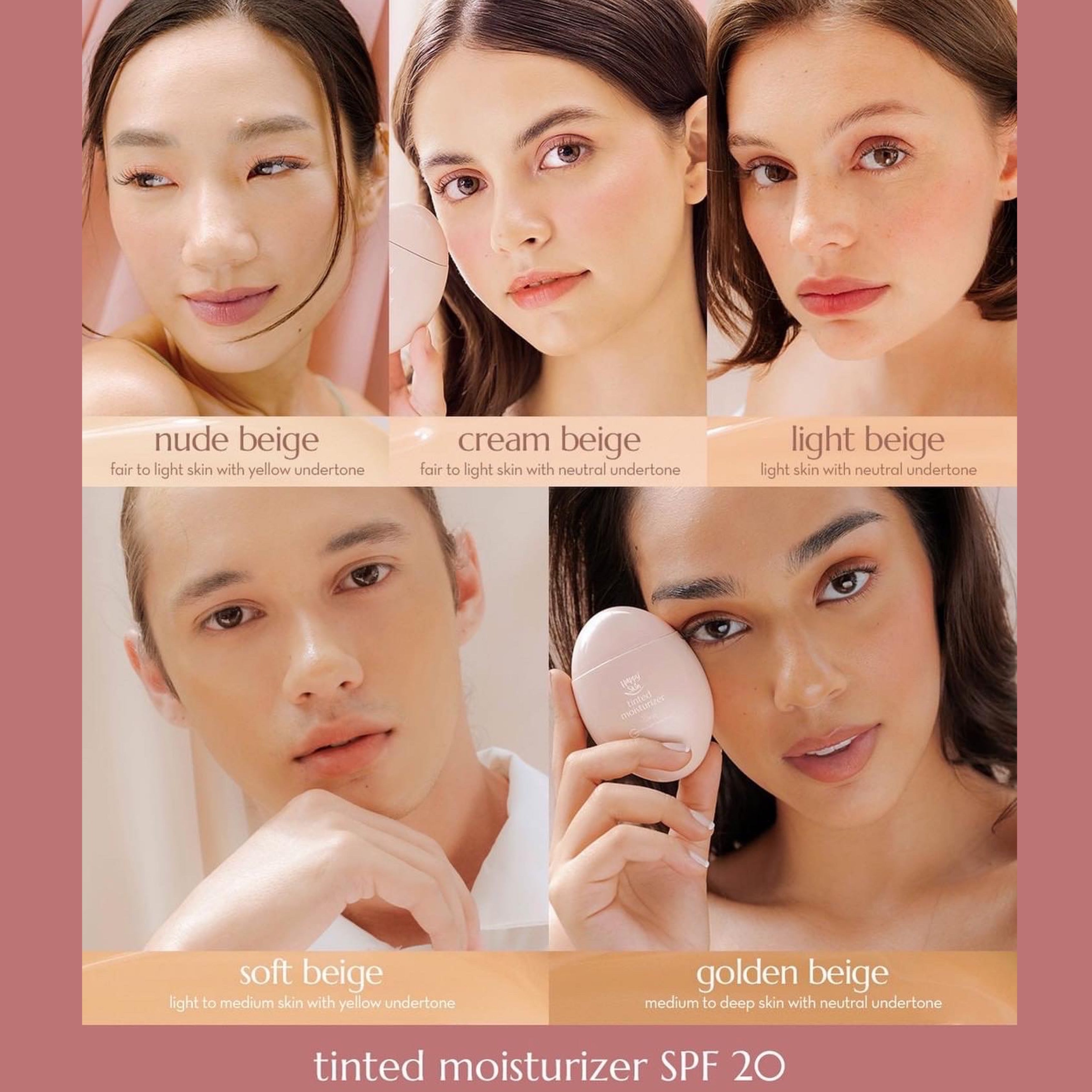 Happy Skin Second Skin Tinted Moisturizer With SPF20 - True Beauty Skin Essentials