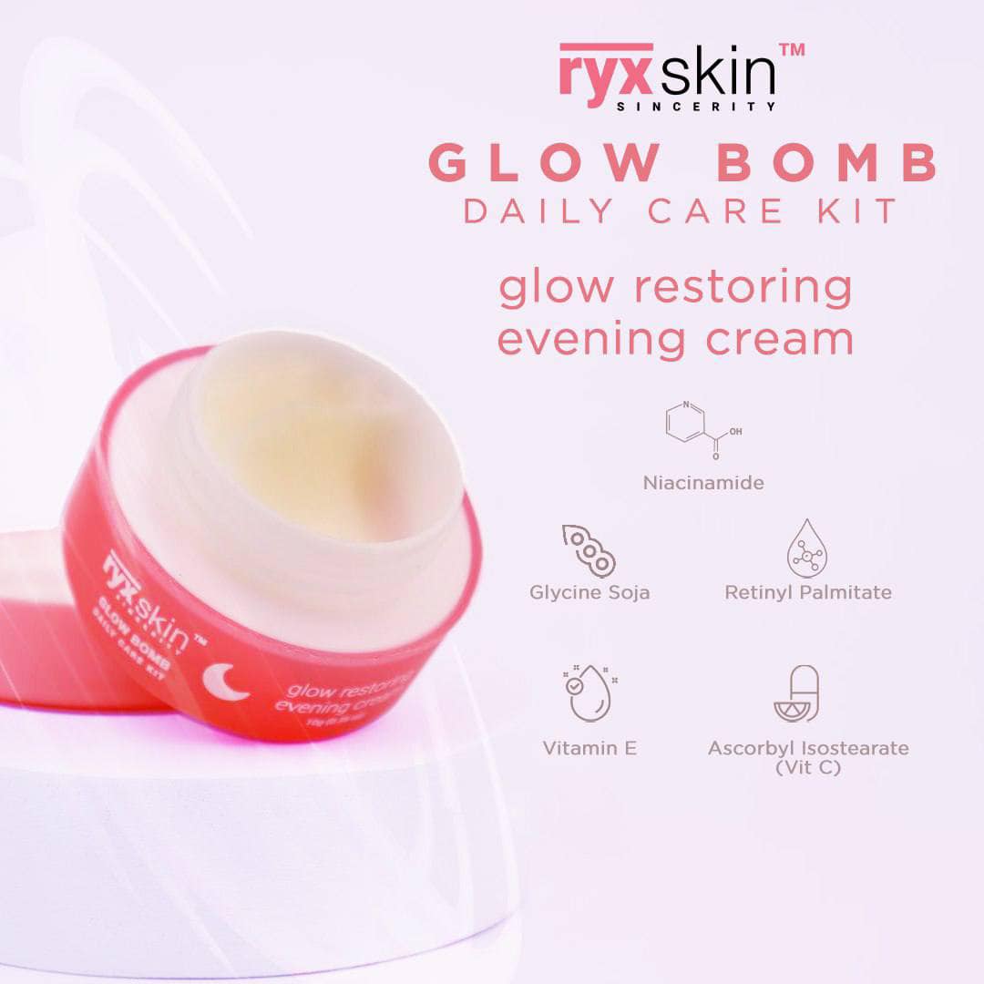 RYX Skin Glow Bomb Daily Care Kit - True Beauty Skin Essentials