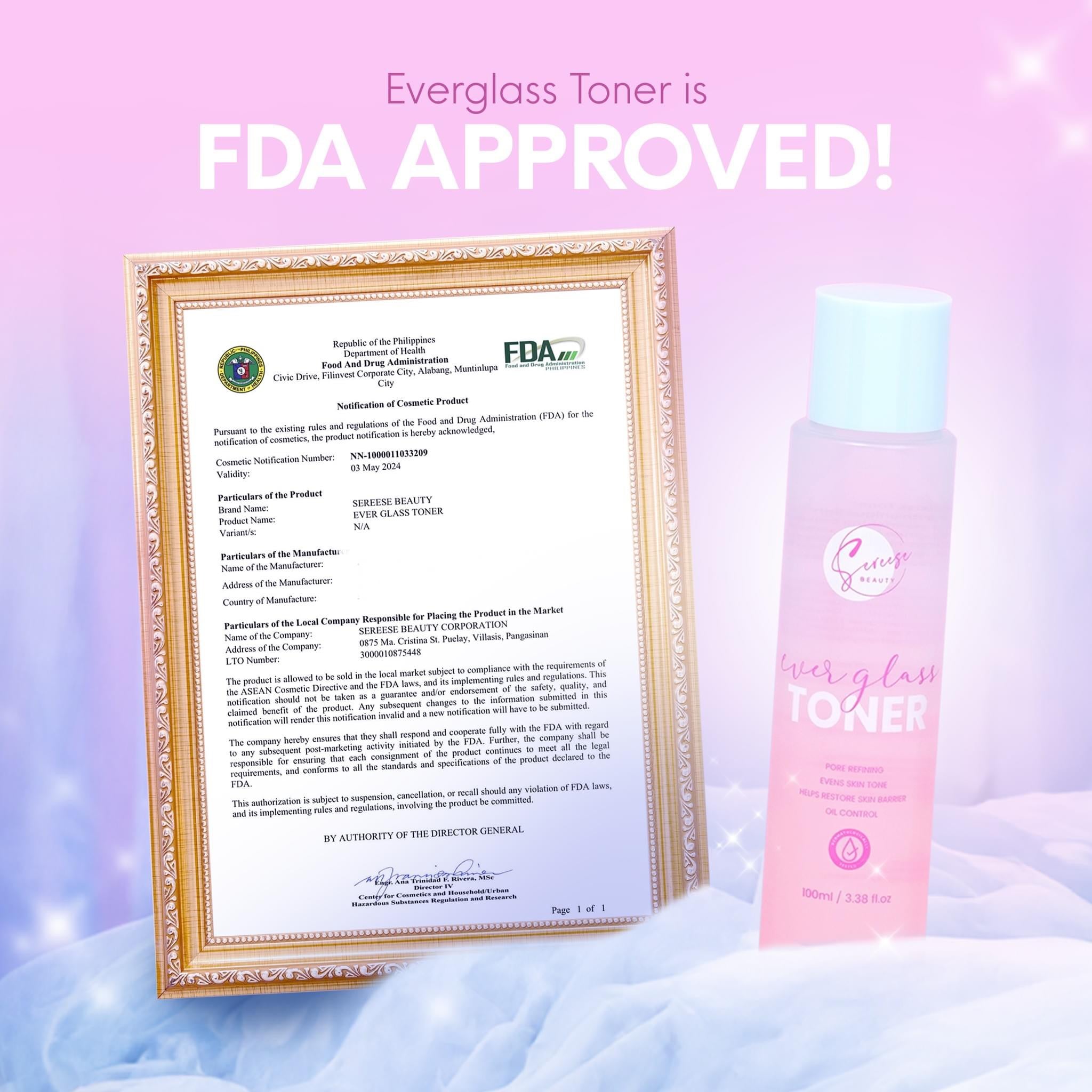 Sereese Beauty Everglass Toner - True Beauty Skin Essentials