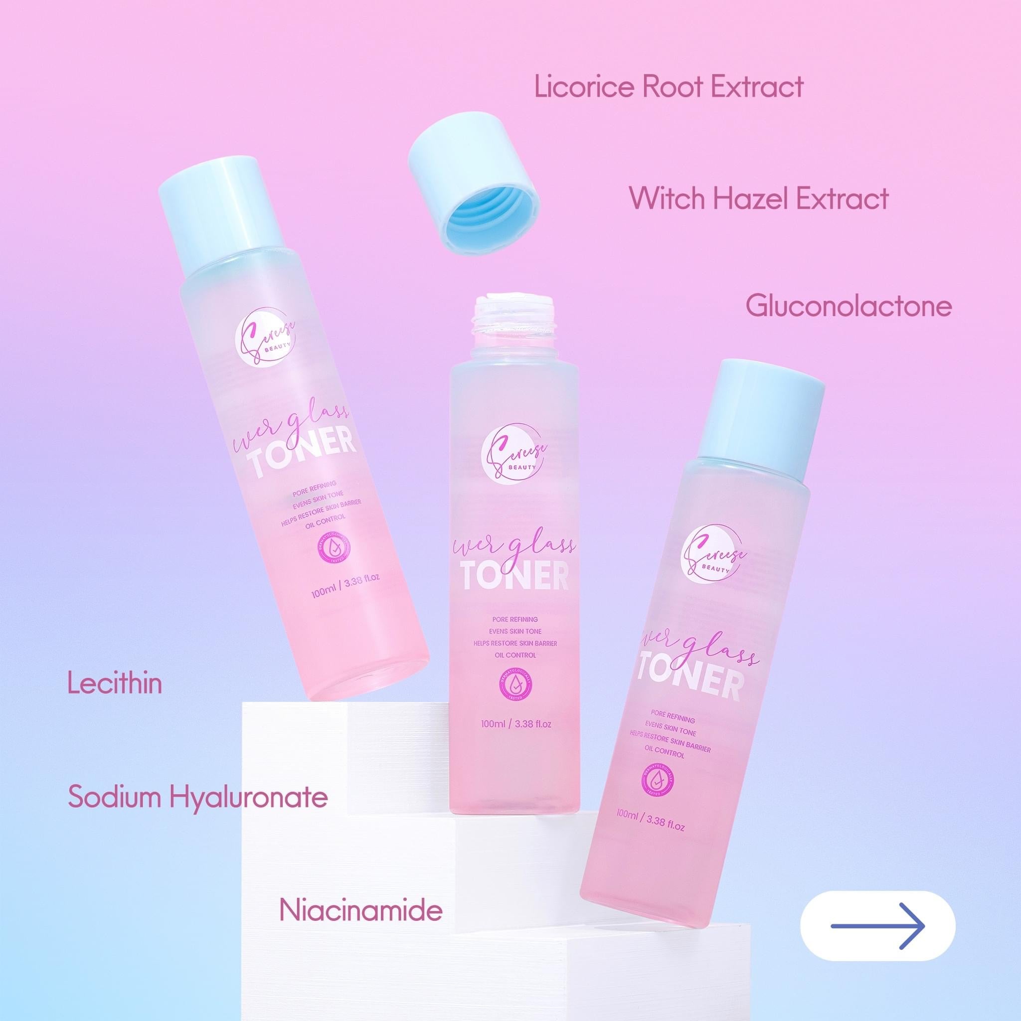 Sereese Beauty Everglass Toner - True Beauty Skin Essentials