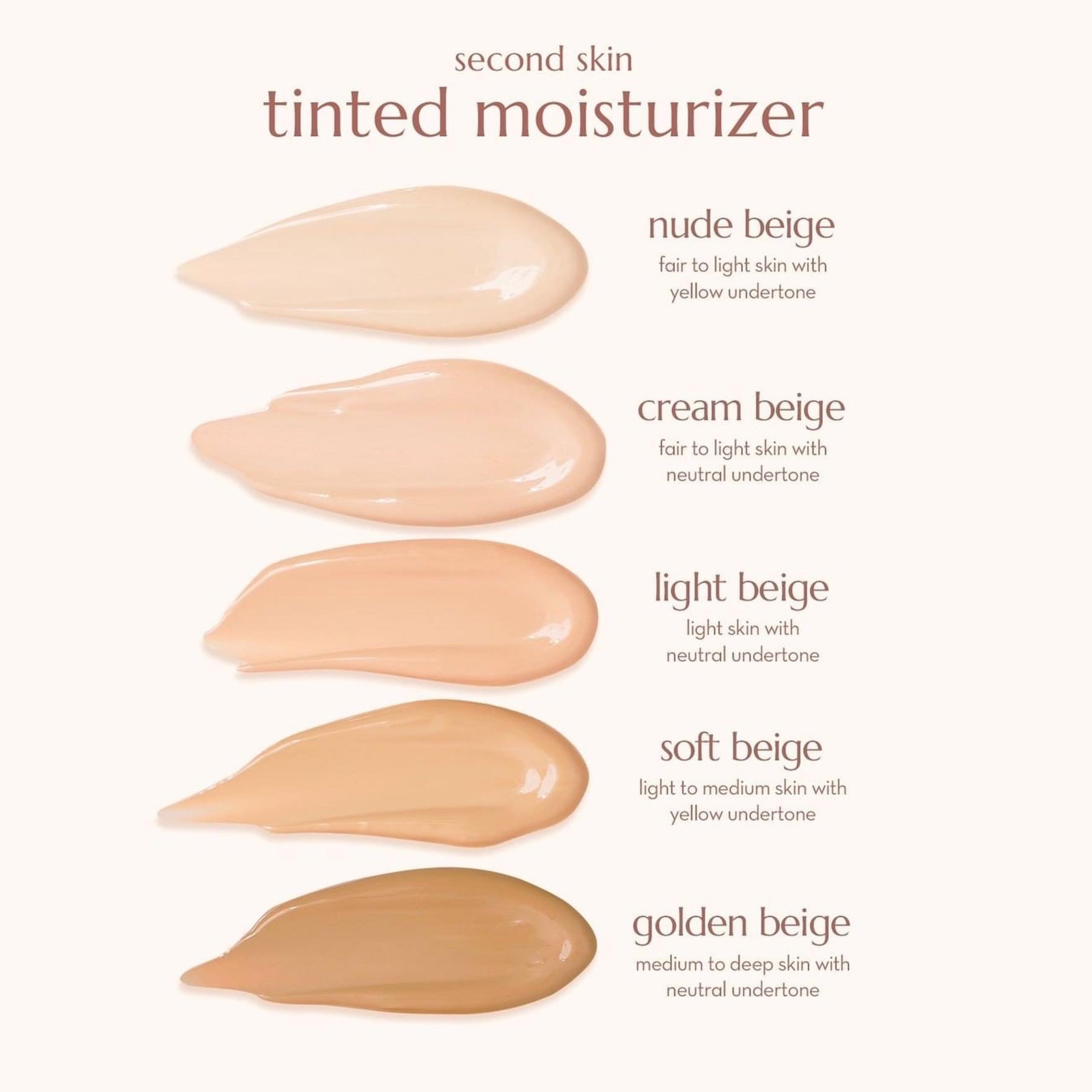 Happy Skin Second Skin Tinted Moisturizer With SPF20 - True Beauty Skin Essentials