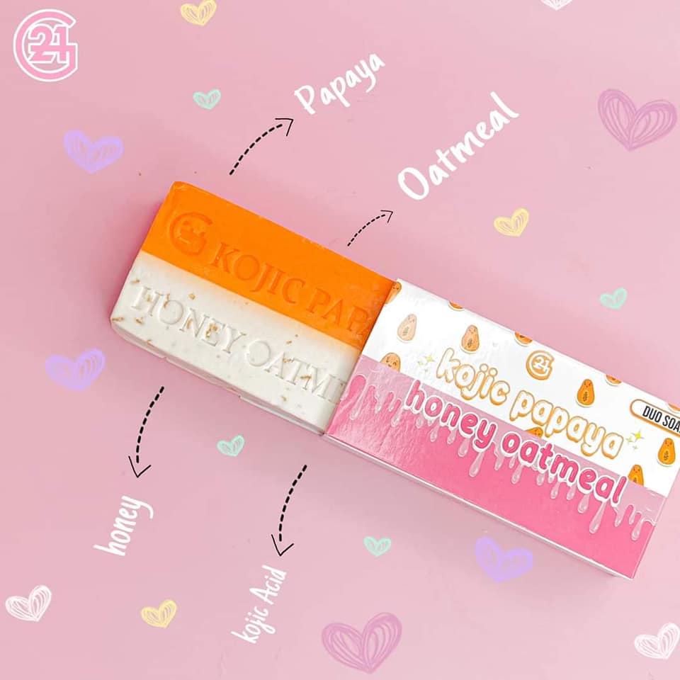 G21 Kojic Papaya Honey Oatmeal Duo Soap Best seller‼️ - True Beauty Skin Essentials