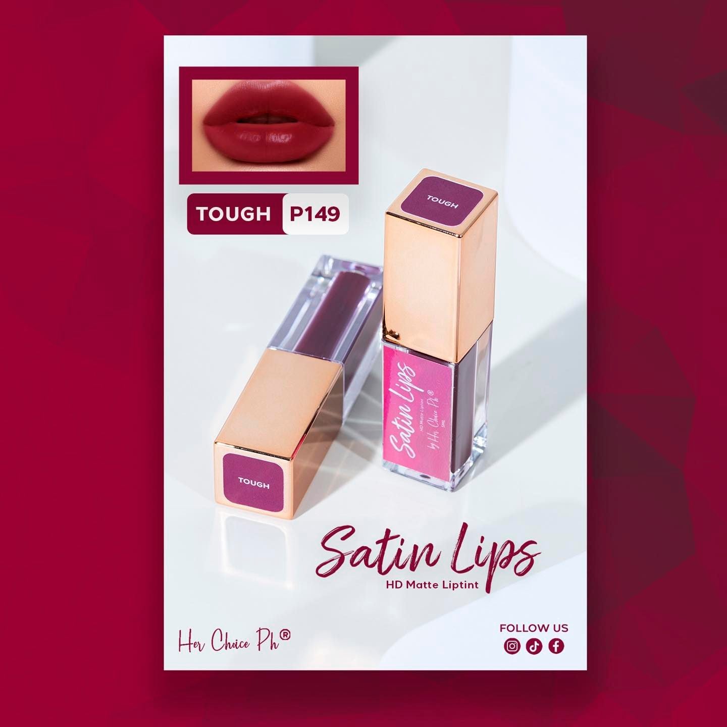 Her Choice Ph Satin Lip Tint - True Beauty Skin Essentials