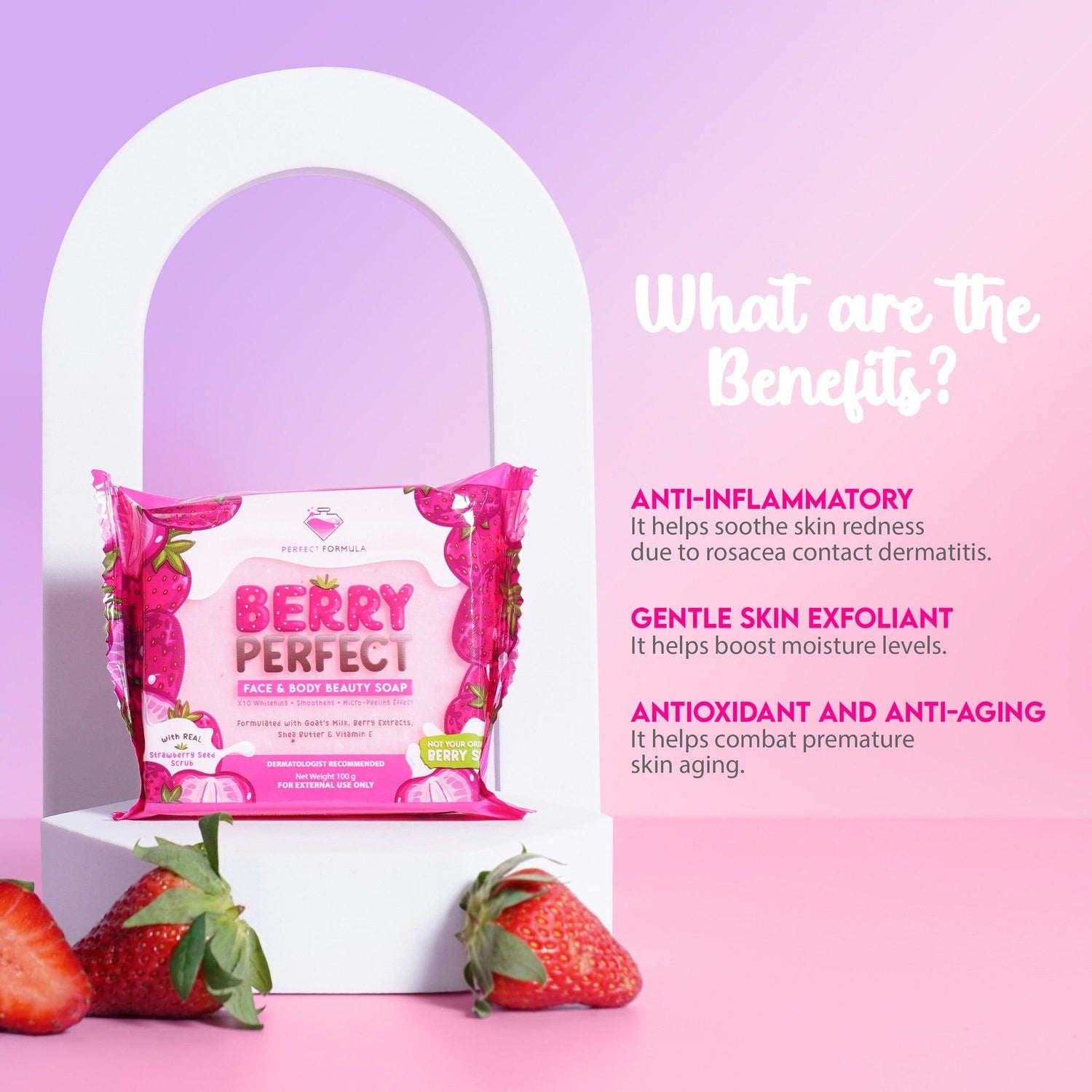 Perfect Formula Berry Perfect Soap - True Beauty Skin Essentials