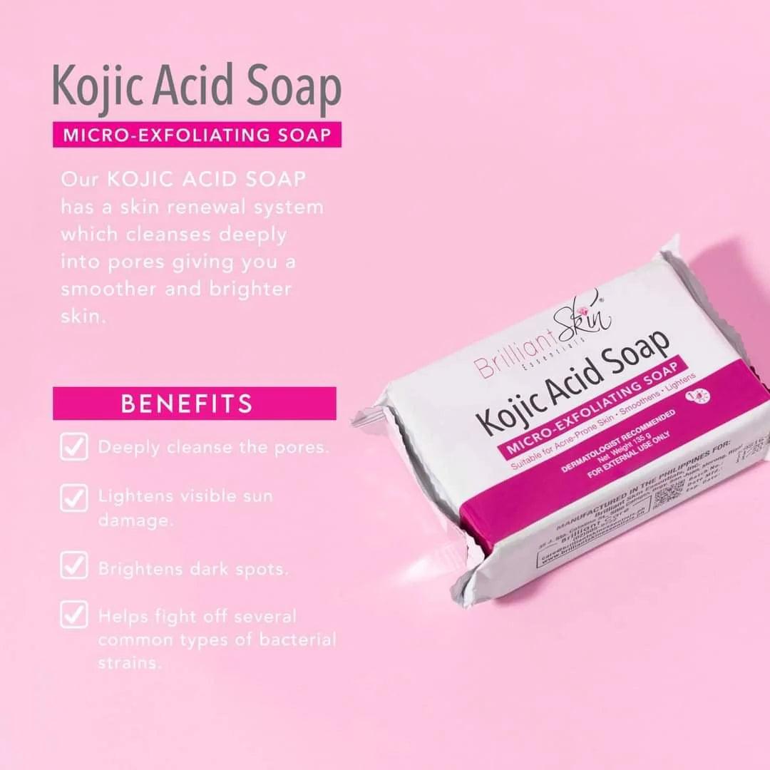 Brilliant Skin Essential Kojic Acid Soap - True Beauty Skin Essentials