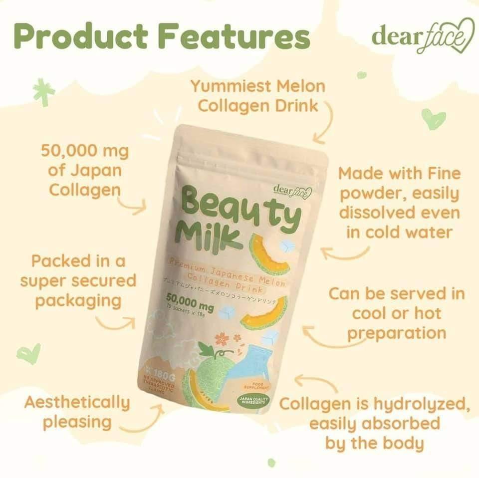 Dear Face Beauty Milk Collagen and Weight Management - True Beauty Skin Essentials