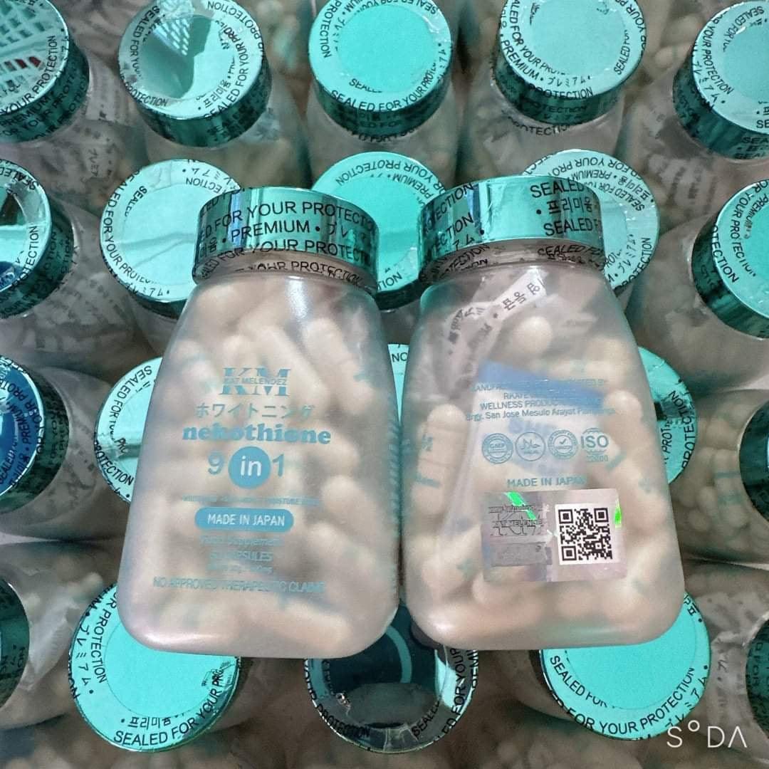 HerSkin Nekothione 9 in 1 Glutathione Collagen Capsules by Kath Melendez (with free trial pack 14 capsule) - True Beauty Skin Essentials