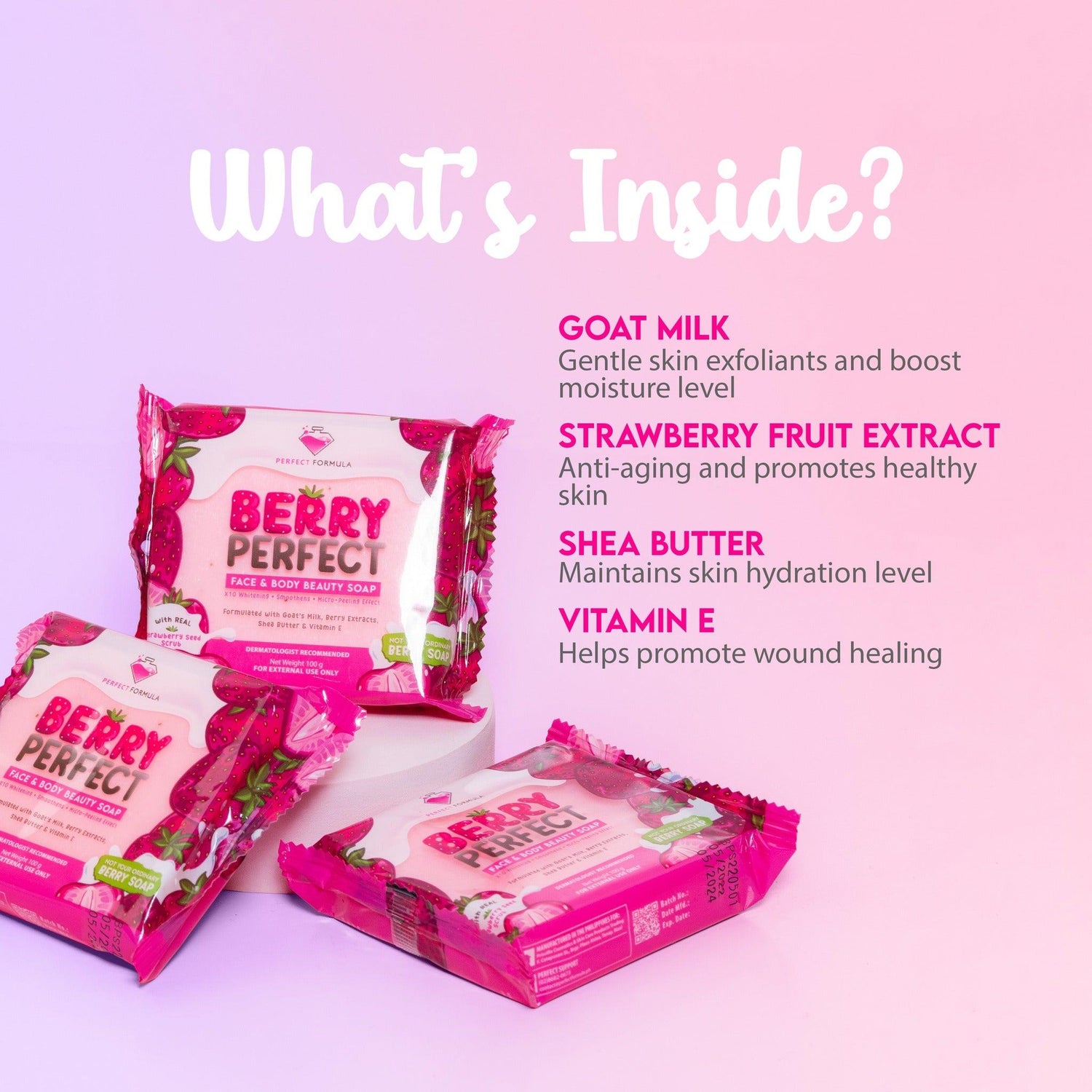 Perfect Formula Berry Perfect Soap - True Beauty Skin Essentials