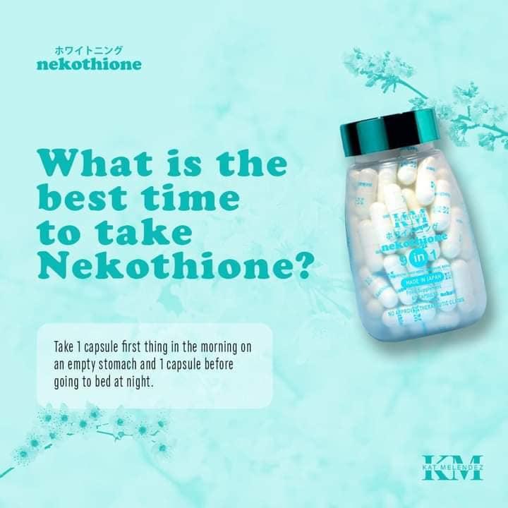 HerSkin Nekothione 9 in 1 Glutathione Collagen Capsules by Kath Melendez (with free trial pack 14 capsule) - True Beauty Skin Essentials