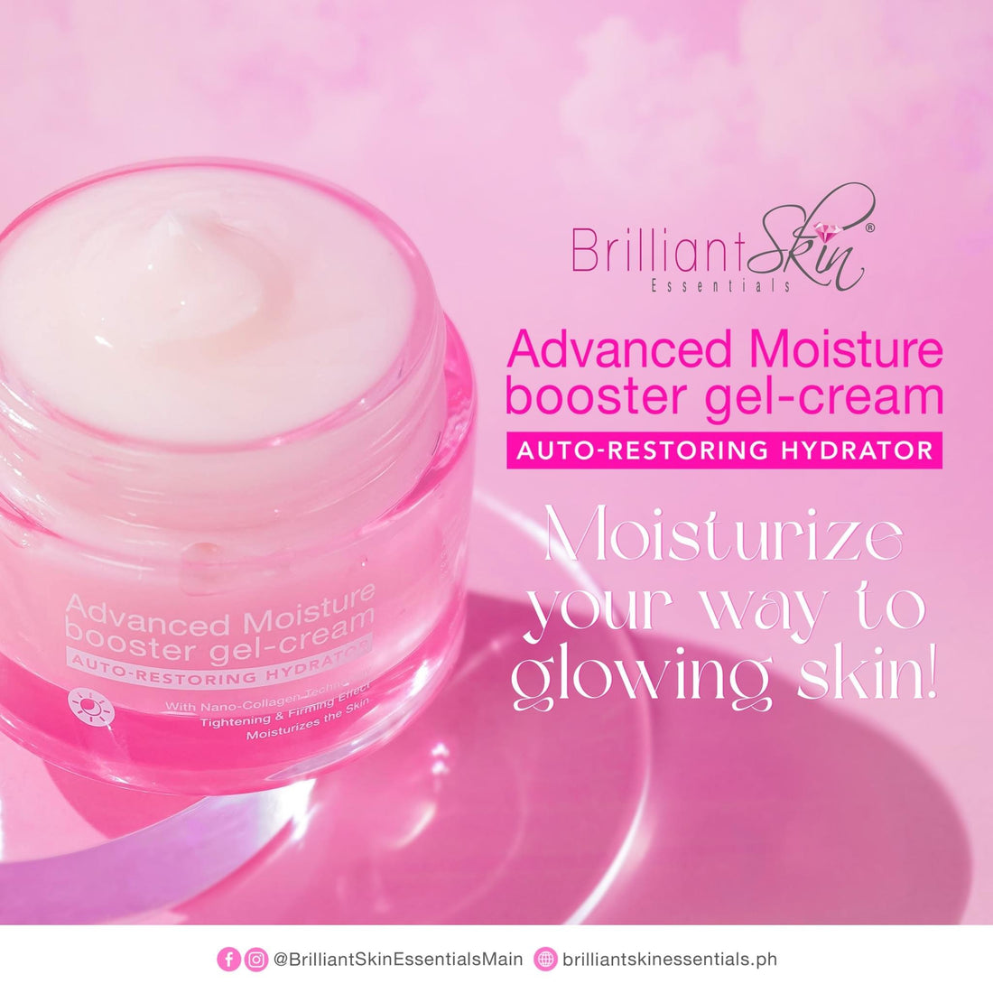 Brilliant Skin Advance Moisture Gel cream - True Beauty Skin Essentials