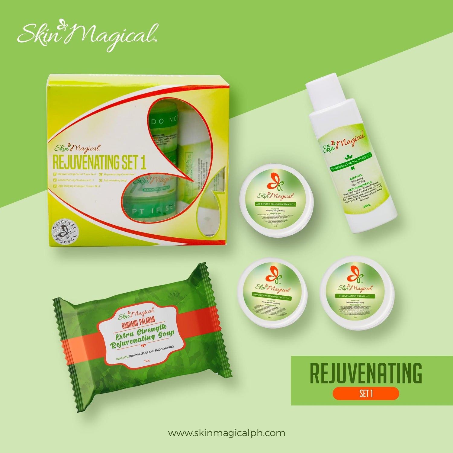 Skin Magical Rejuvenating Set 1 - True Beauty Skin Essentials