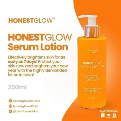 Honest Glow Serum Lotion 250ml - True Beauty Skin Essentials