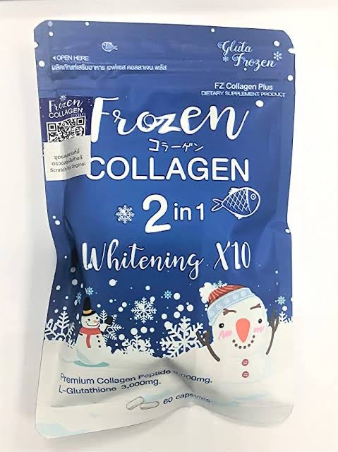 Frozen Collagen 2 in 1 Whitening 10x Glutathione - True Beauty Skin Essentials