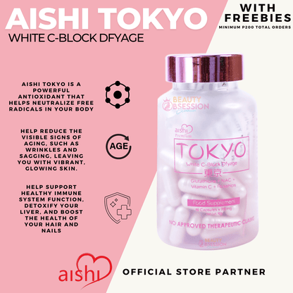 tokyo white glutathione Aishi Premium Tokyo White C-Block Dfyage Glutathione (60 capsules) – True Beauty Skin Essentials tokyo white glutathione Aishi Premium Tokyo White C-Block Dfyage Glutathione (60 capsules) – True Beauty Skin Essentials