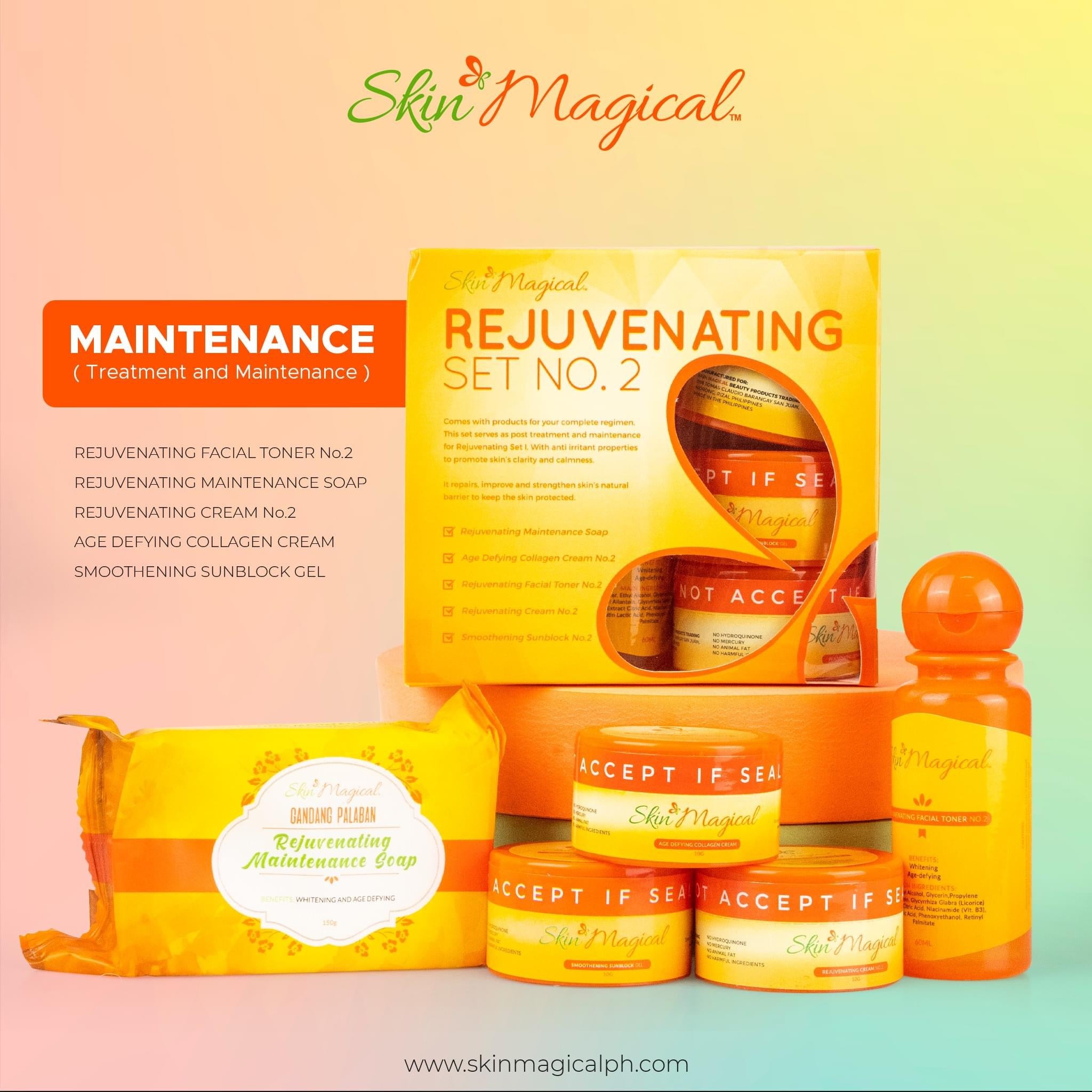 Skin Magical Rejuvenating set 2 - True Beauty Skin Essentials