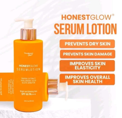 Honest Glow Serum Lotion 250ml - True Beauty Skin Essentials