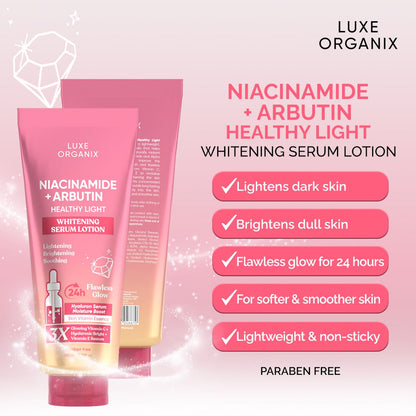 Luxe Organix Niacinamide + Arbutin - True Beauty Skin Essentials