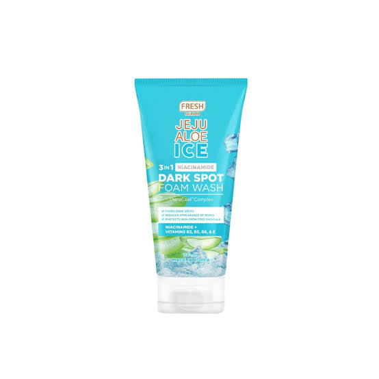 Fresh Skinlab Jeju Aloe Ice 3in1 Niacinamide Dark Spot Foam Wash - True Beauty Skin Essentials