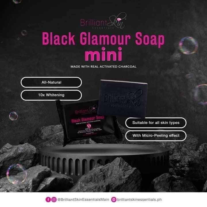 Brilliant Skin Essentials Black Glamour Mini Soap - True Beauty Skin Essentials