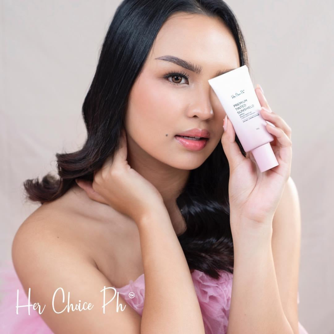 Her Choice Ph premium tinted sunscreen - True Beauty Skin Essentials