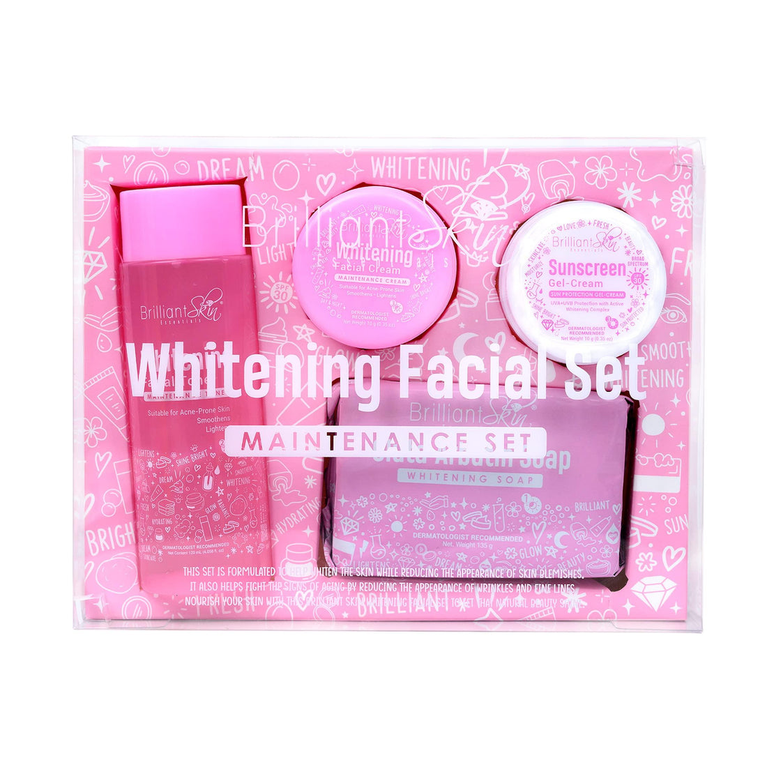 Brilliant Whitening Facial Set - True Beauty Skin Essentials